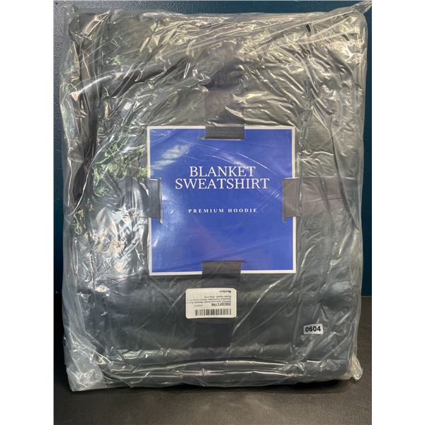 Lot of 1 Wearable Oversized-Hoodie Blanket - Deep Gray - Brand New