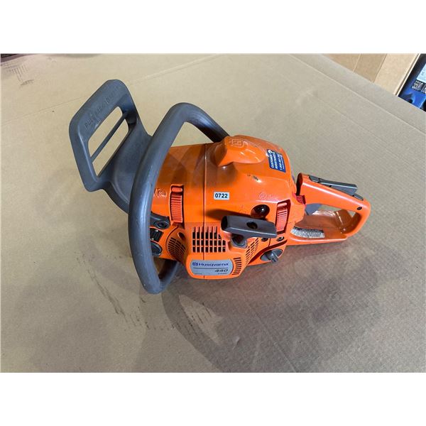 Lot of 1 Husqvarna 440 X-Torq Gas Powered Chainsaw - Used (No Blade - As Is)