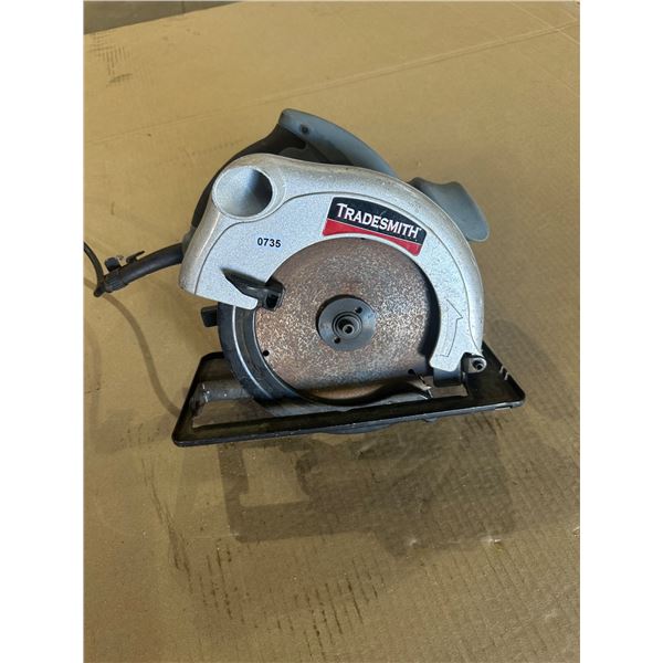 Lot of 1 Tradesmith Circular Saw - Used - Tested/Works