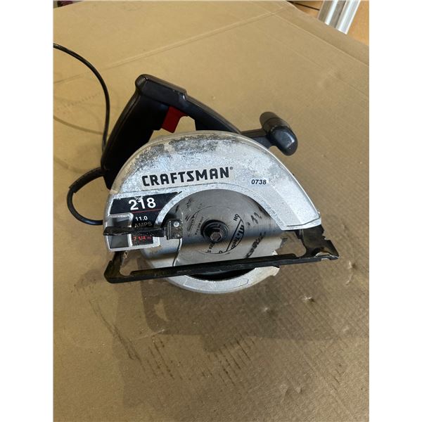 Lot of 1 Craftsman Circular Saw - Used - Tested/Works