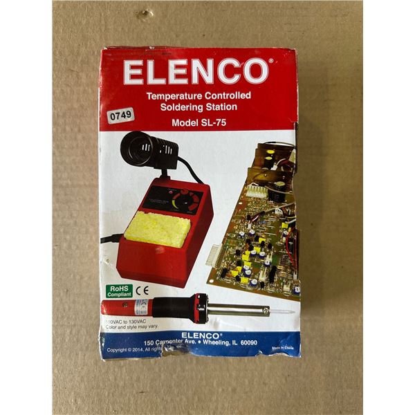Lot of 1 Elenco Temperature Controlled Soldering Station - Used