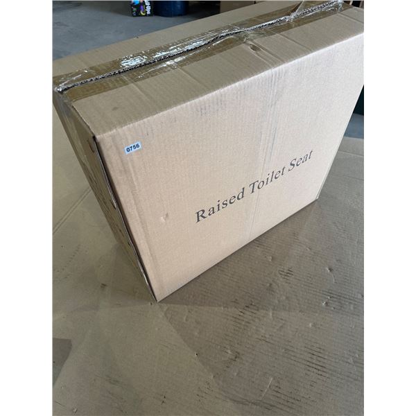Lot of 1 Raised Toilet Seat - Mobility Aid for Bathrooms/Toilets - Brand New