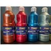 Image 2 : Lot of 6 Prang Metallic Washable Tempera Paints
