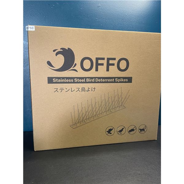 Lot of 1 Box of Offo Stainless Steel Bird Deterrent Spikes - Brand New