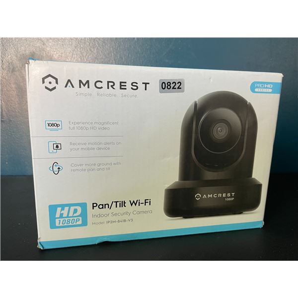 Lot of 1 Amcrest HD Pan/Tilt WiFi Indoor Home Security Camera - Brand New Sealed!