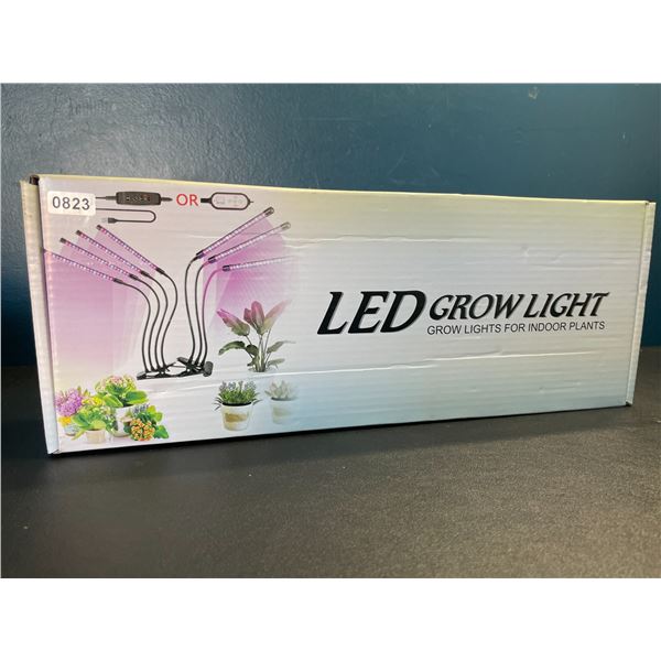 Lot of 1 LED Plant Grow Light for Indoor Plants - 4 Head Full Spectrum Plant Light - Brand New!