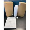 Image 1 : Lot of 2 Wall Plug-In Aromatherapy Diffusers/Humidifiers with App/Bluetooth Control - Brand New!