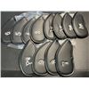 Image 4 : Lot of 2 Packs of Golf Club Iron Head Covers - 12 PCS each - Synthetic Leather - Brand New