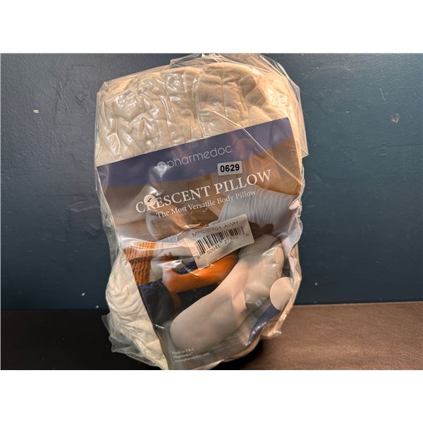Lot of 1 Pharmedoc Crescent Body Pillow - New