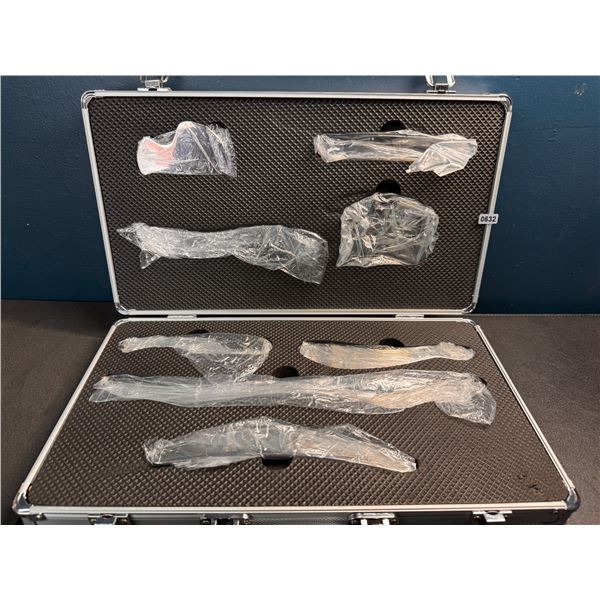 Lot of 1 8PCS GYX Coelle Gua Sha Stainless Steel Scraping Massage Tools - New