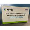 Image 2 : Lot of 1 Auvon Dual Channel TENS Device w/ 20 modes for Pain Relief - Brand New Sealed!