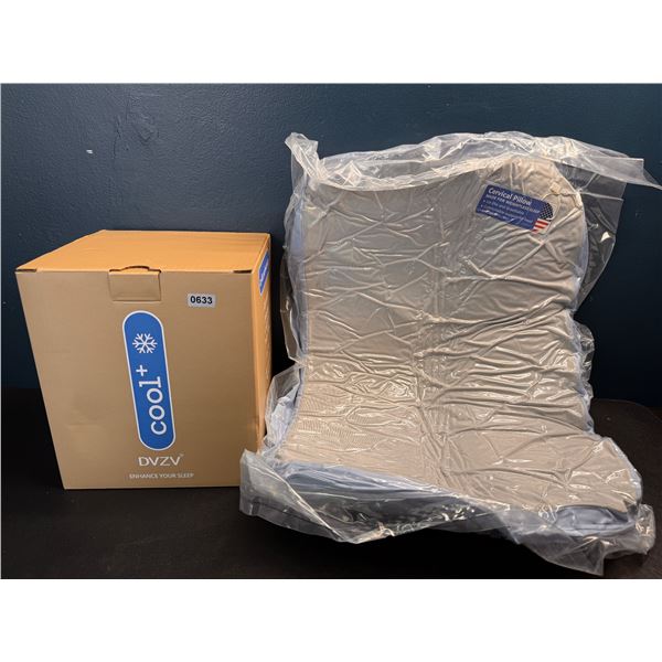 Lot of 1 DVZV Cool 1 Memory Foam Ergonomic Pillow - New
