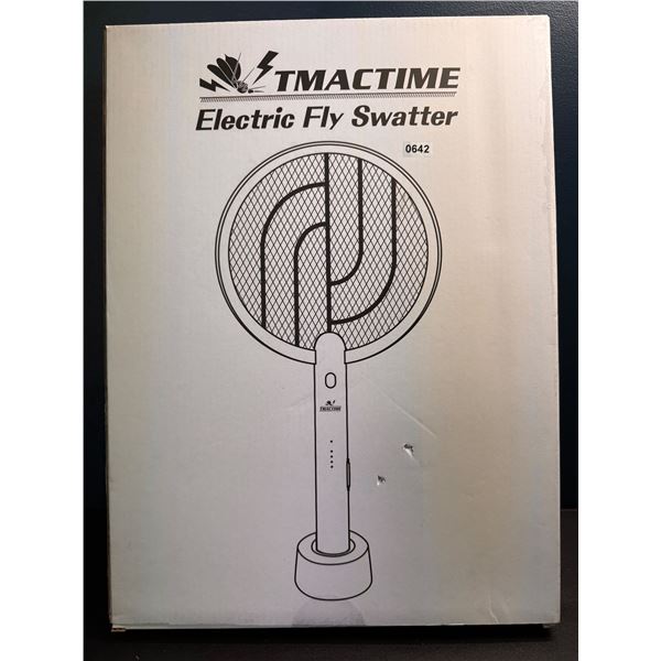 Lot of 1 Tmactime Electric Rechargeable Fly/Bug Swatter - New