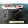 Image 1 : Lot of 1 Multi-Pack of Alcohol Dual-Tip Aritst/Sketch Markers - 80 PCS/Colours - Brand New!