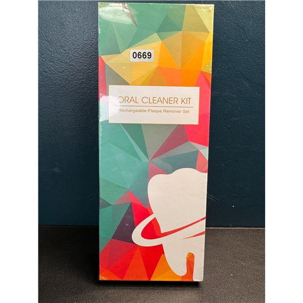 Lot of 1 Rechargeable Oral Plaque Remover Set - New