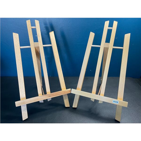 Lot of 2 Tabletop Art Easels/Stands -15 inch - Brand New