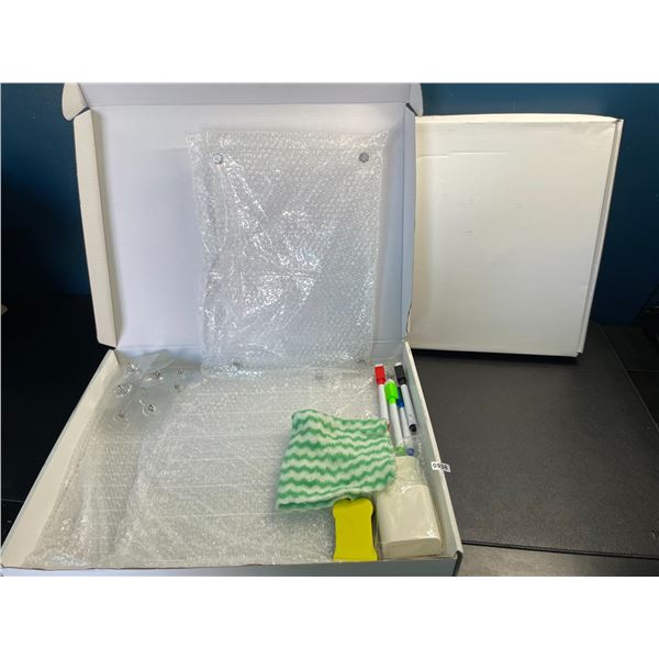 Lot of 2 Acrylic Monthly/Daily Planner Board Sets with Marker - Brand New