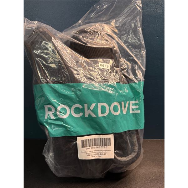 Lot of 1 Rockdove Mens Slippers Size 11 Black