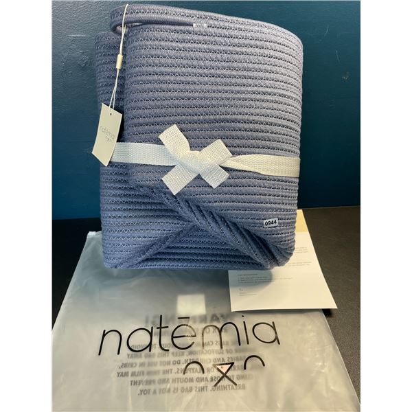 Lot of 1 Natemia Rope Storage Basket/Toy Organizer - 20 x 20 x 14 inch - Grey - Brand New!