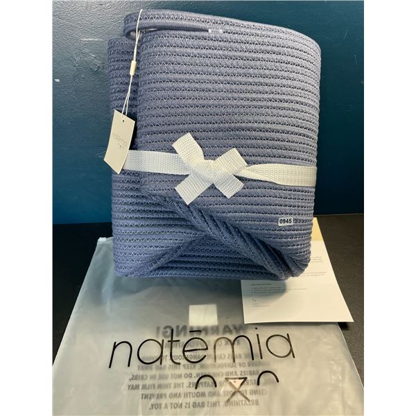 Lot of 1 Natemia Rope Storage Basket/Toy Organizer - 20 x 20 x 14 inch - Grey - Brand New!