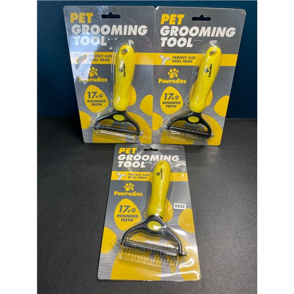 Lot of 3 Pet Grooming Tools - Brand New