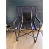 Image 1 : Lot of 1 Blue Folding Directors Chair with Tray - Used
