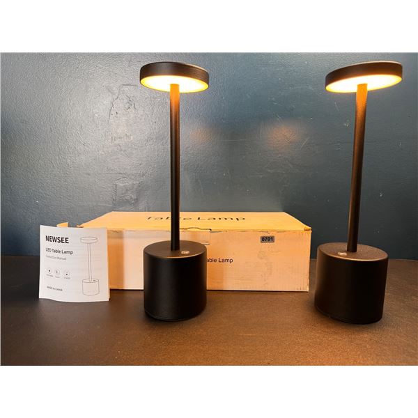 Lot of 1 Newsee 2 Pack of LED Touch Dimming Lamps - New