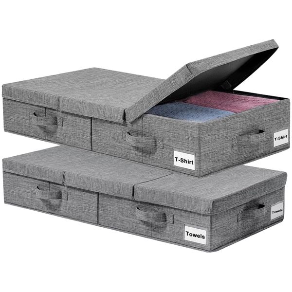 Lot of 1 Underbed Storage Bedding/Clothing Box - New