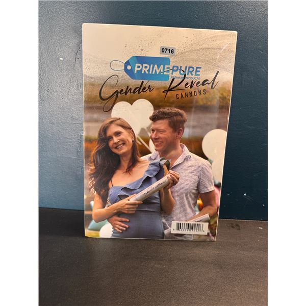 Lot of 1 4 Pack of Gender Reveal Canons - Blue/Pink