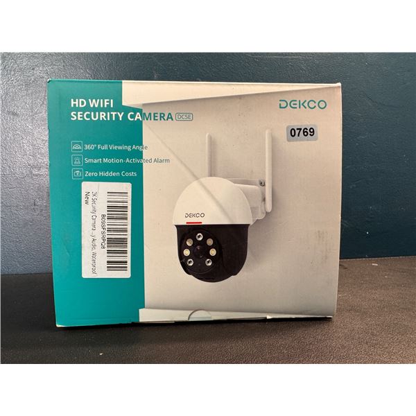 Lot of 1 Dekco 360 Degree HD WiFi Security Camera - New