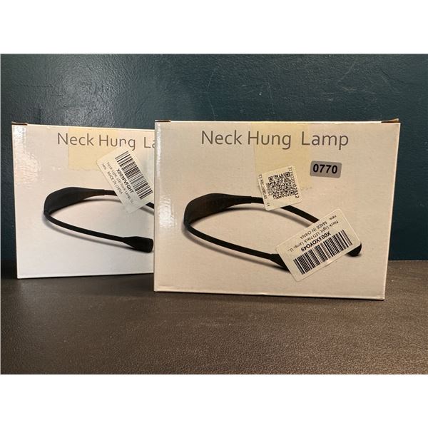 Lot of 2 Hanging Neck Lamps - New