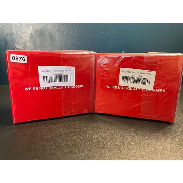 Lot of 2 "We're Not Really Strangers" Adult Card Games - Interactive/Icebreaker Card Games - New