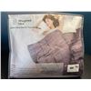 Image 1 : Lot of 1 Queen Size Cooling Weighted Blanket for Adults - 15LBS - Grey - Brand New!