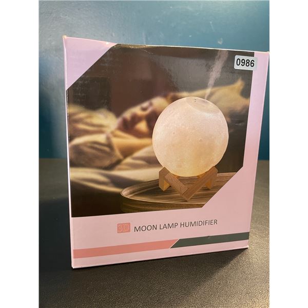 Lot of 1 Moon Lamp Humidifier/Aroma Diffuser for Inside the Home - Brand New!