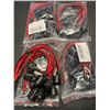 Image 1 : Lot of 4 Multi-Packs of Hardwire On/Off Button Switches for Vehicles/Electronics - Brand New