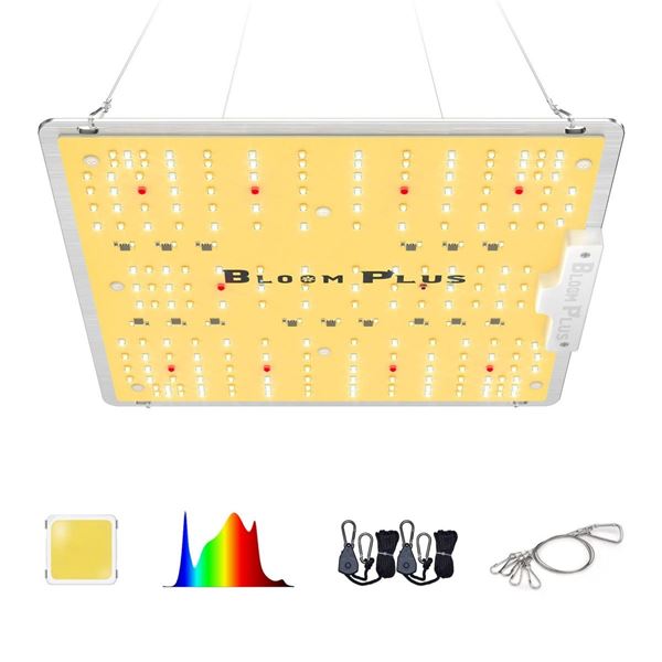 Lot of 1 BLOOM PLUS XP1000 Full-Spectrum LED Grow Light - Brand New!