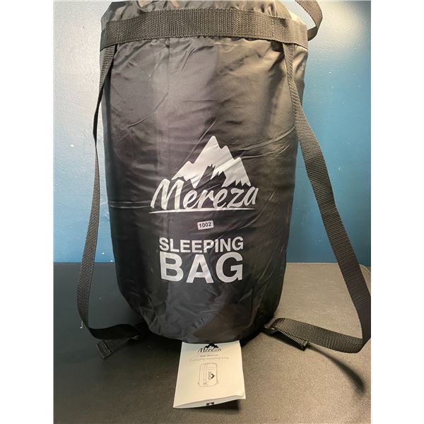 Lot of 1 Mereza Sleeping Bag for Adults - Black - XL (90inch) Size -Open Box/New