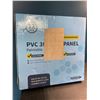 Image 4 : Lot of 1 Box of PVC 3D Wall Panels - Large 19.7 x 19.7inch Size - White - 12 Panels Included