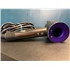 Image 2 : Lot of 1 Dyson Hair Dryer - Black/Purple Colour - Used - Tested - Works Great!