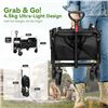 Image 5 : Lot of 1 Hikenture Folding Heavy-Duty Wagon Cart/Utility Cart - Black - BRAND NEW!