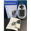 Image 1 : Lot of 1 Portable Plug-In 500W Personal Space Heater - Brand New!