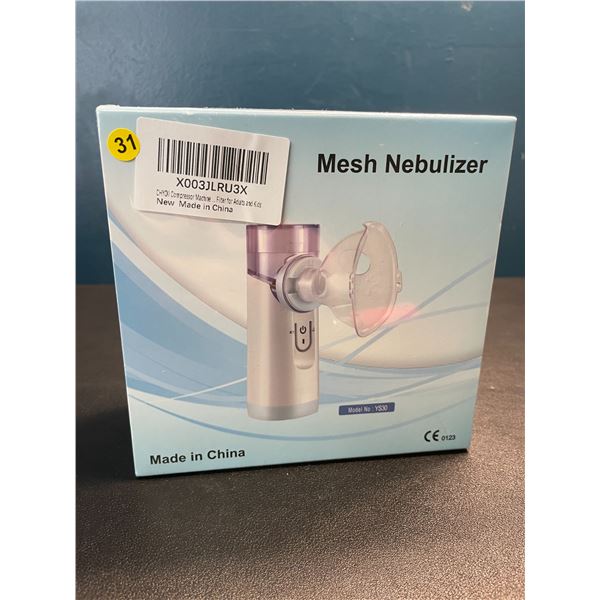 Lot of 1 Mesh Nebulizer - Portable Breathing Aid Device for Asthmatics - Brand New
