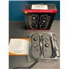Image 2 : Lot of 1 Set of Joycons for Nintendo Switch - Black Marble Design - Brand New!