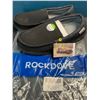 Image 1 : Lot of 1 Pair of Men's Rock Dove Waffle Knit Anti-Odor Moc Slipper w/ Grip Bottom - New - Size 10