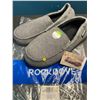Image 1 : Lot of 1 Pair of Men's Rock Dove Waffle Knit Anti-Odor Moc Slipper w/ Grip Bottom - New - Size 10