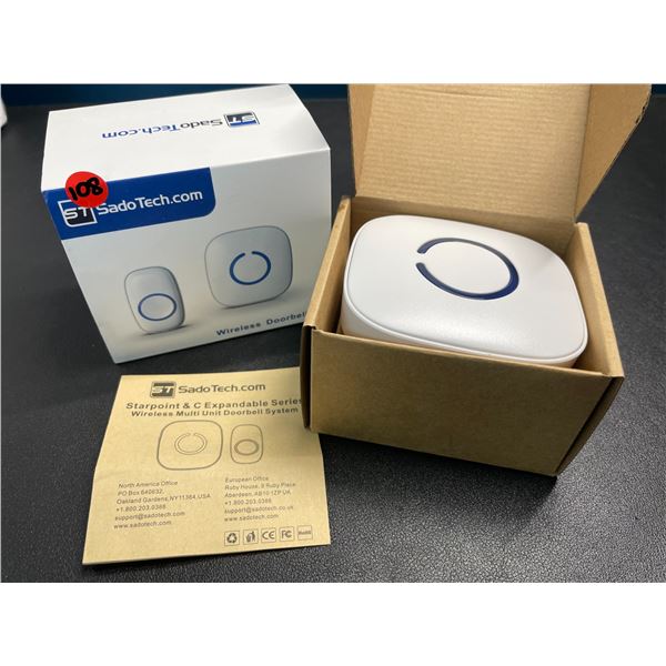 Lot of 1 SadoTech Wireless Doorbell System - Brand New
