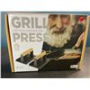 Image 1 : Lot of 1 Box of 2 Heavy-Duty Cast Iron Grill Press' - Large 8" x4" Size - Brand New!