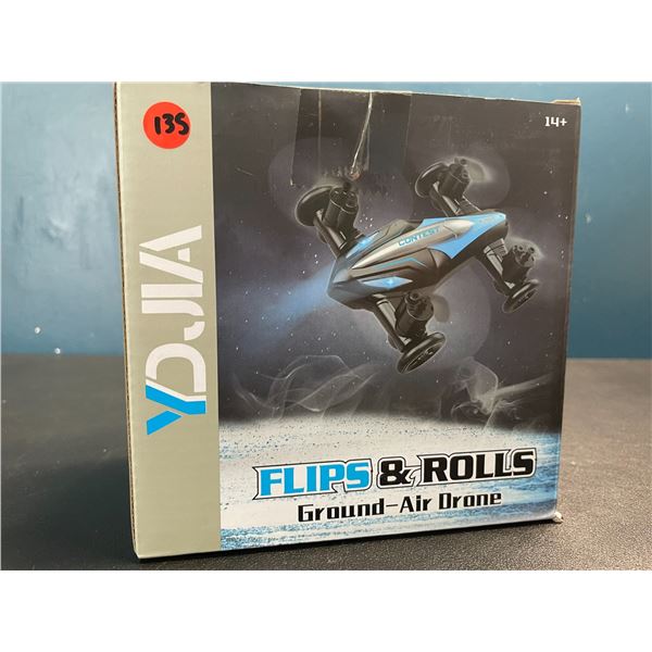 Lot of 1 YDJIA Flip & Rolls Ground-Air Stunt Drone with Remote Control - New