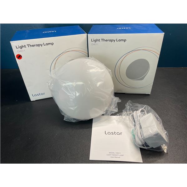 Lot of 2 Lastar Light Therapy Lamps - Brand New!