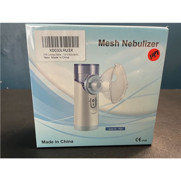 Lot of 1 Mesh Nebulizer - Portable Breathing Aid Device for Asthmatics - Brand New